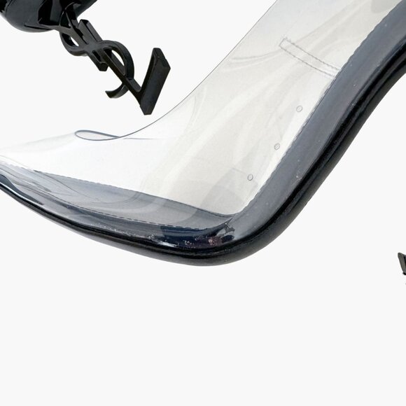 Saint Laurent Opyum 110 YSL Pump EU 39.5 US 9.5 Clear Transparent PVC High Heel - Picture 14 of 14